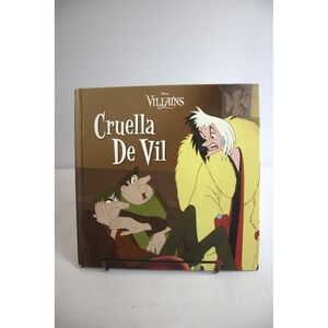 Disney Villains Cruella De Vil Story Book Hardcover Childrens Kids Reading